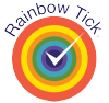 final rainbow tick no accreditation no background
