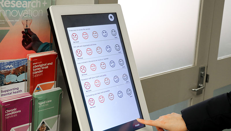 Feedback kiosks web