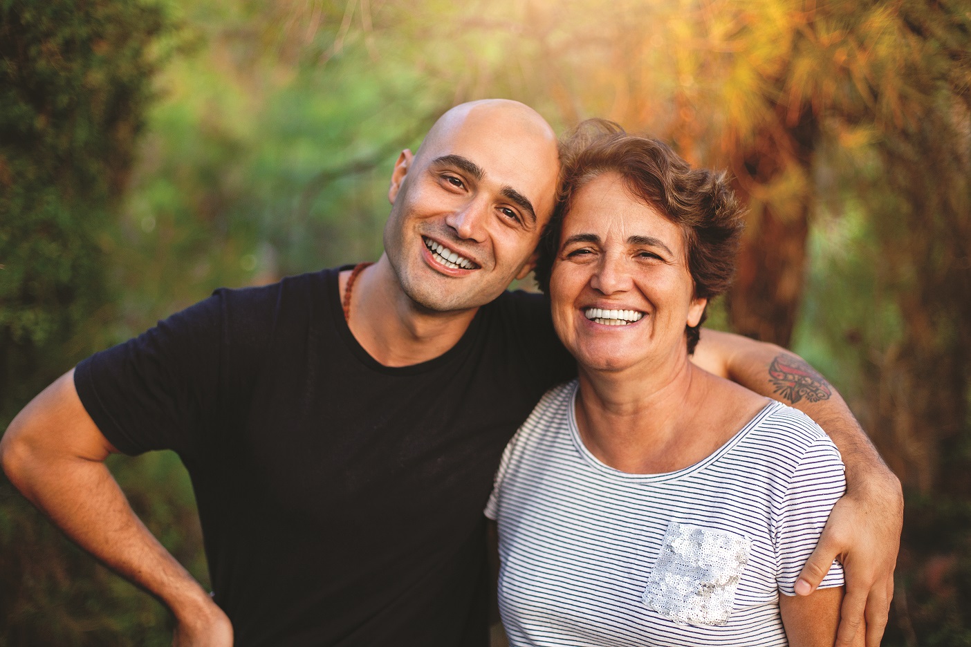 Mum and older son Middle eastern family WEB
