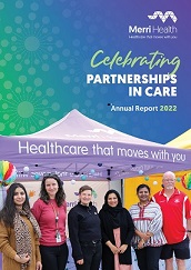 Small Merri Health Annual Report 2022 front cover