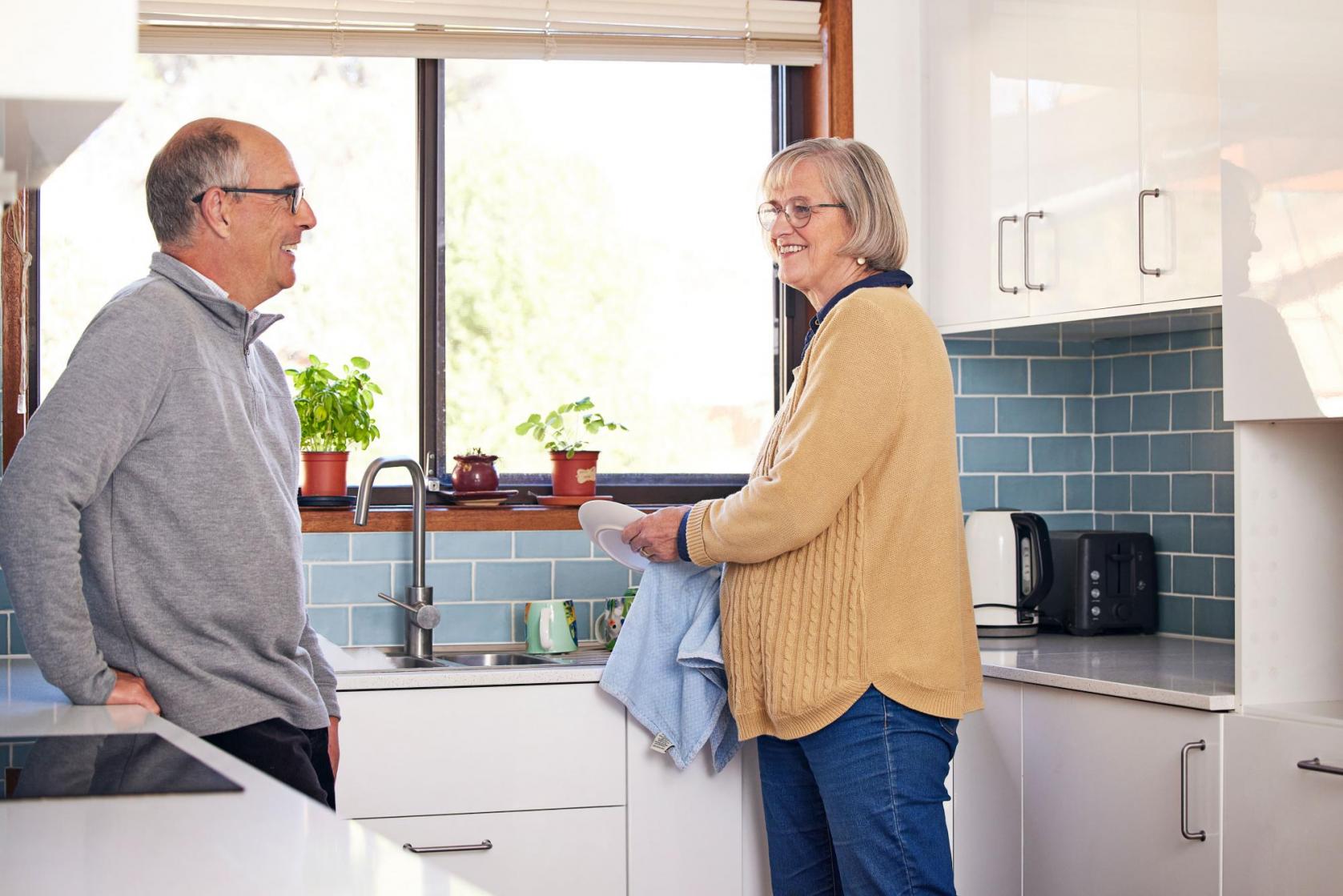 Marlene and Paul in kitchen CarerGateway 227sm 1