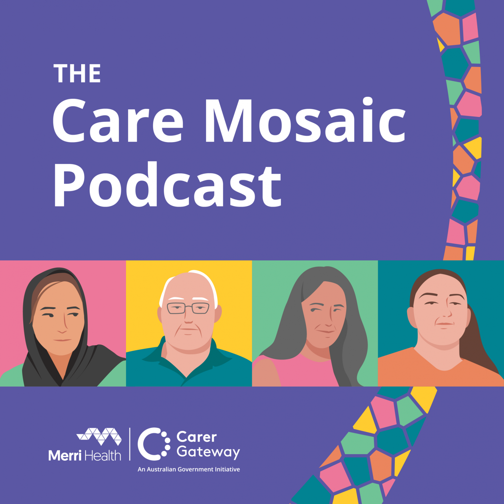 MerriHealth The Care Mosaic Podcast tile FA2